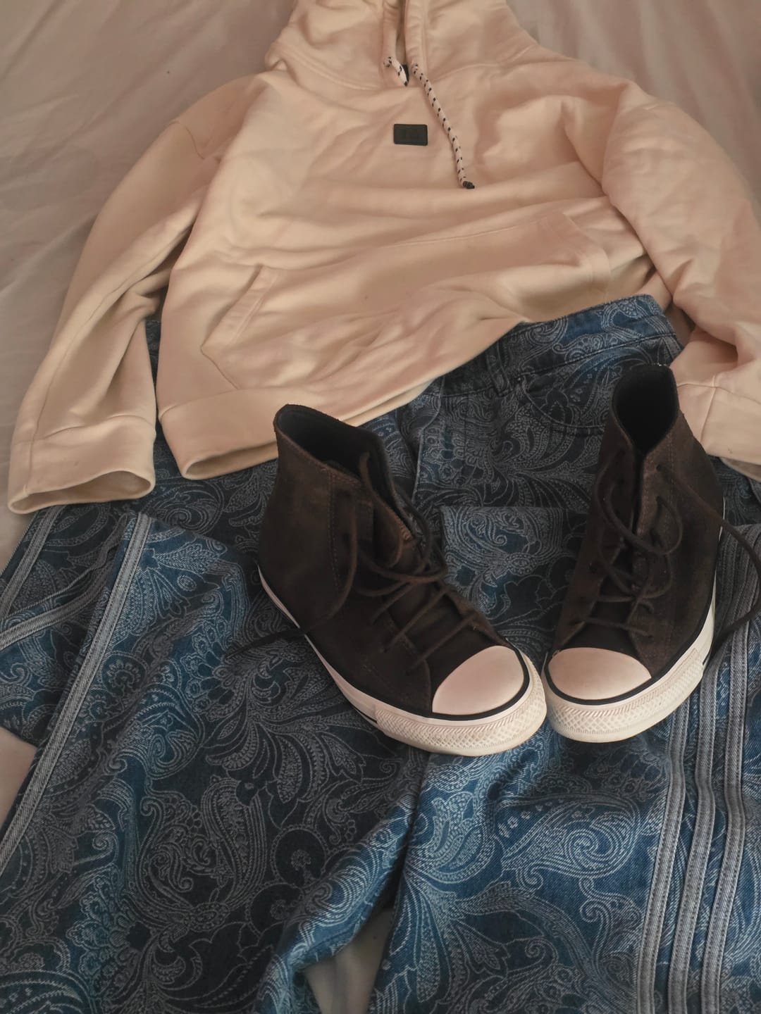 Customer photo review of Zapatillas Converse Chuck Taylor Hi SE Marrón