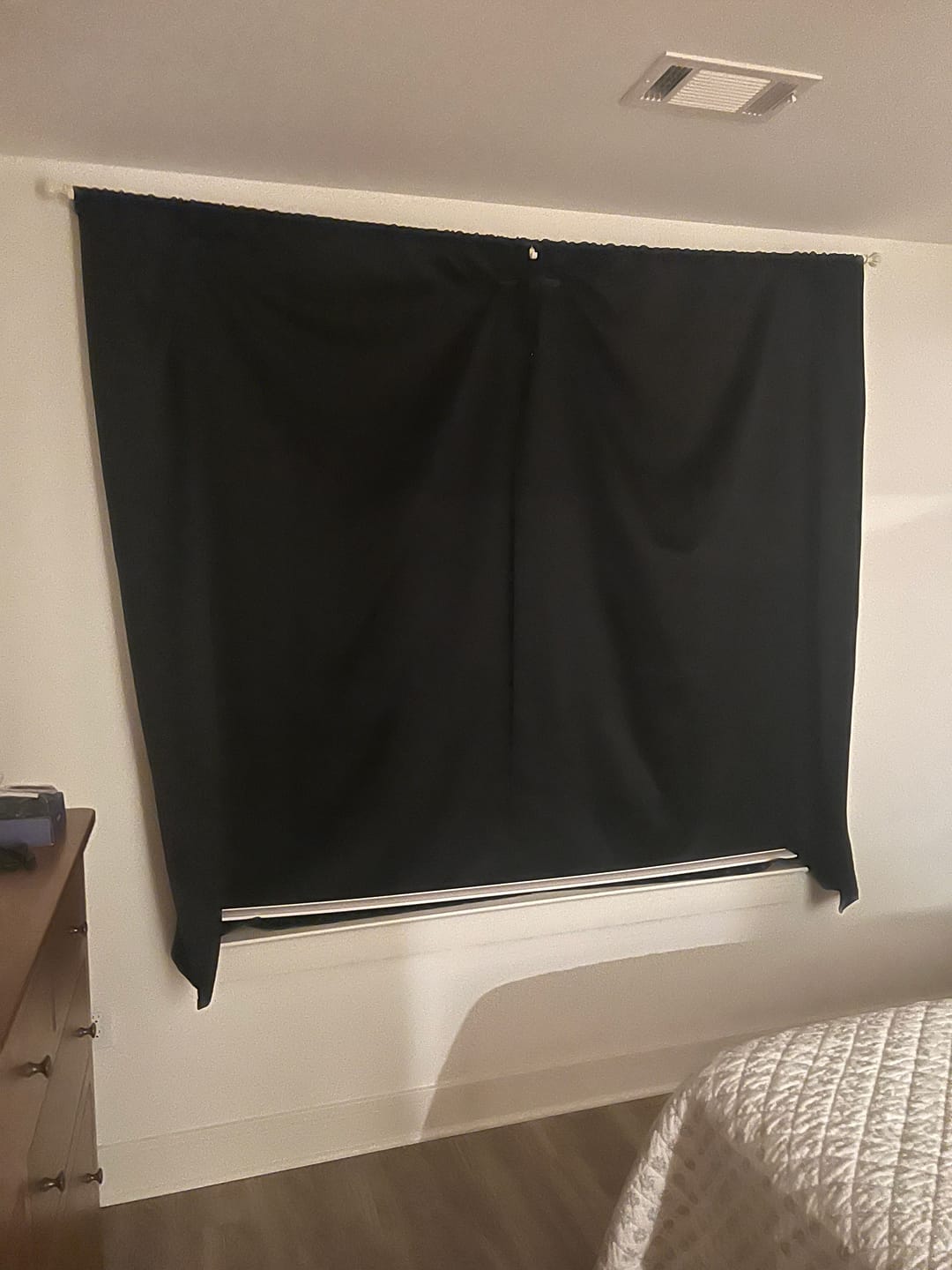 Customer photo review of Total Blackout Curtain Kit