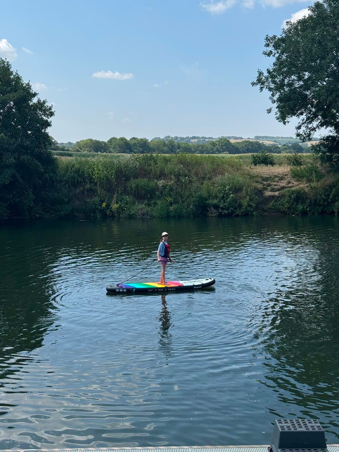 Customer photo review of Aquaplanet MAX 10’6″ Inflatable Paddle Board Package - Prism
