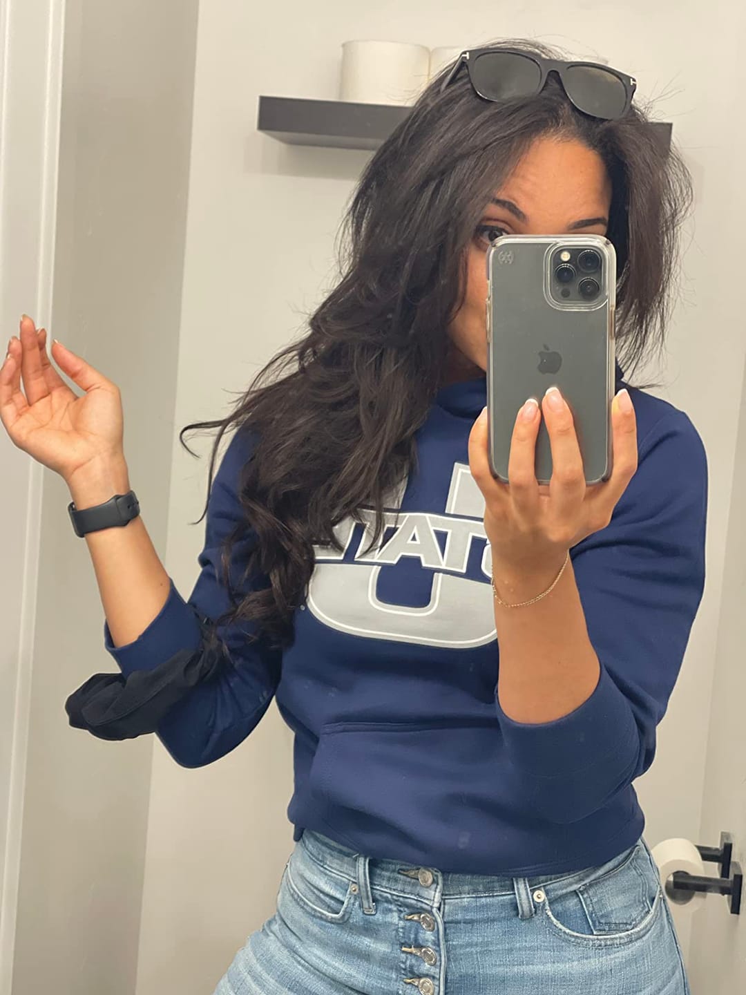 Customer photo review of 100% Real Virgin Human Hair Keratin Tip Pre Bonded Hair Extensions Darkest Brown (#2)