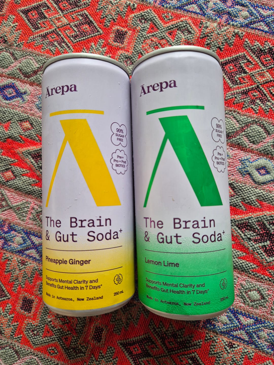 Customer photo review of The Brain & Gut Soda⁺ Pineapple Ginger