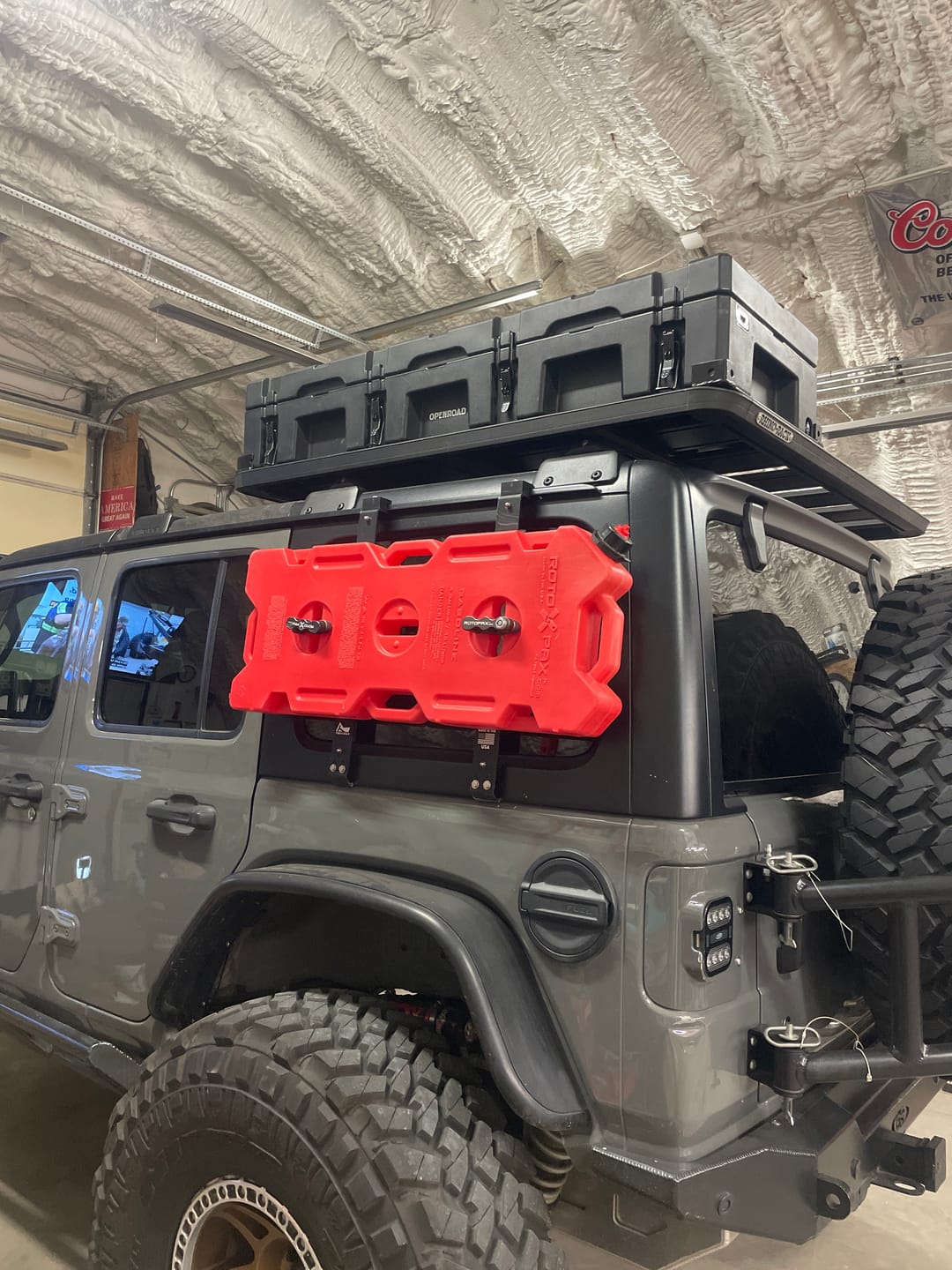 Customer photo review of OPENROAD Camping Storage Case – 102L