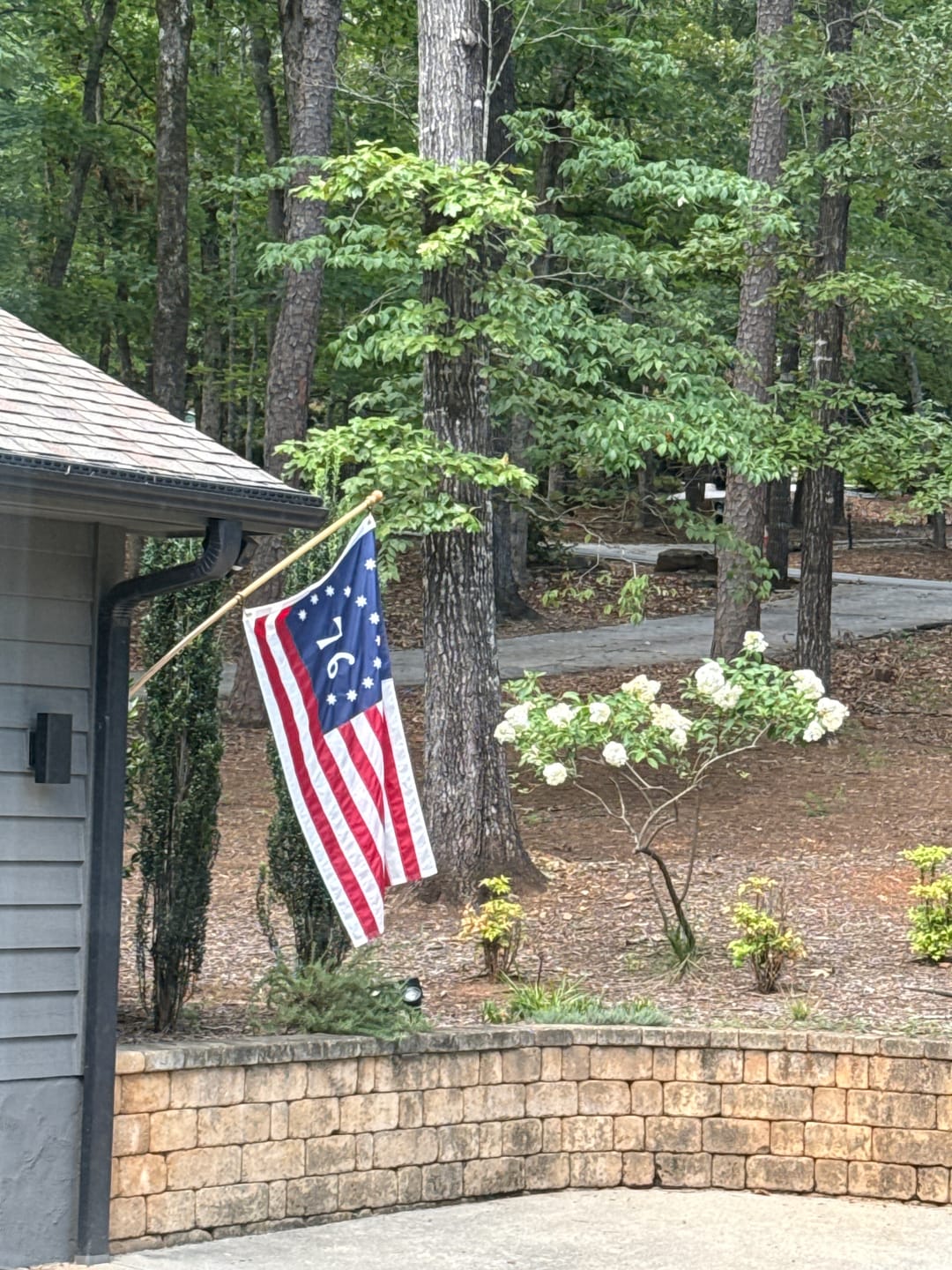 Customer photo review of 3' x 5' Bennington Flag Set