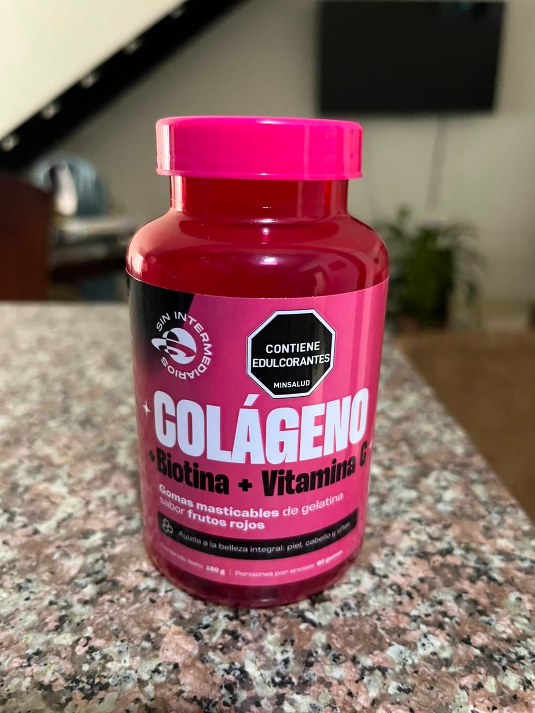 Customer photo review of Gomas con Colageno + Biotina + Vitamina C