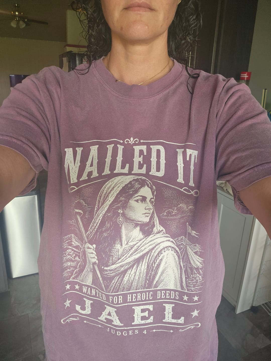 Customer photo review of Jael T-Shirt