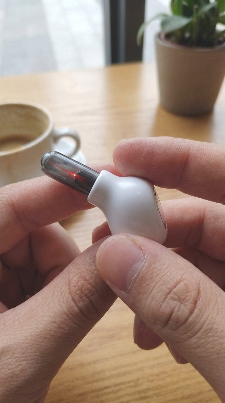 Customer photo review of Terapia de Luz Roja para el Tinnitus