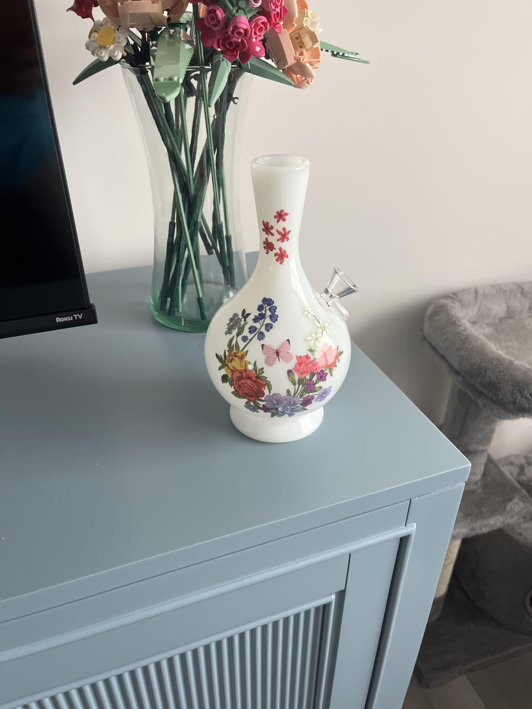 Customer photo review of FLORAL VASE BONG