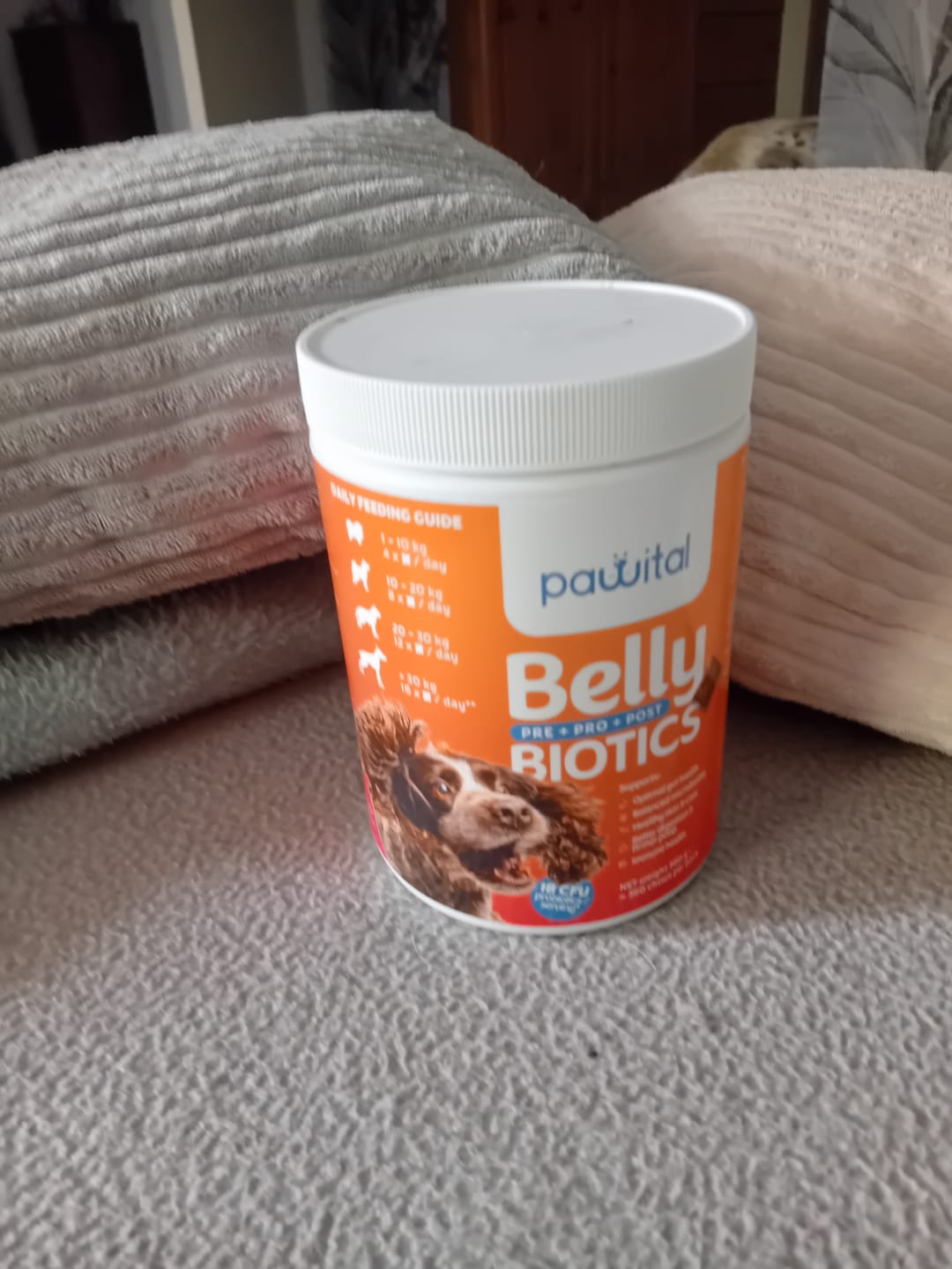 Customer photo review of Belly Biotics (360 treats)