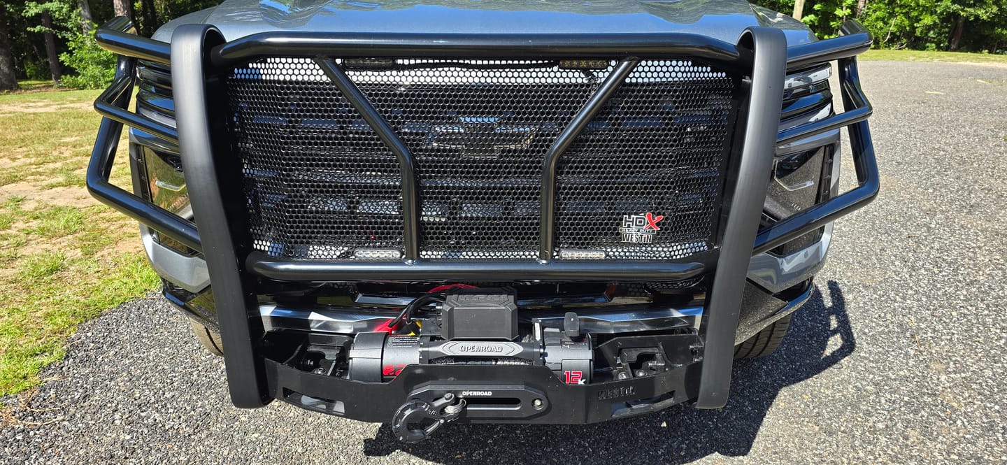 Customer photo review of OPENROAD 12,000lbs Electric Winch with Synthetic Rope-Panther Series 3S