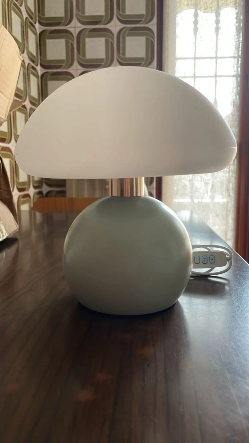 Customer photo review of USB Socket Decorative LED Table Lamp - Minimalist Night Light & Desk Light for Bedroom