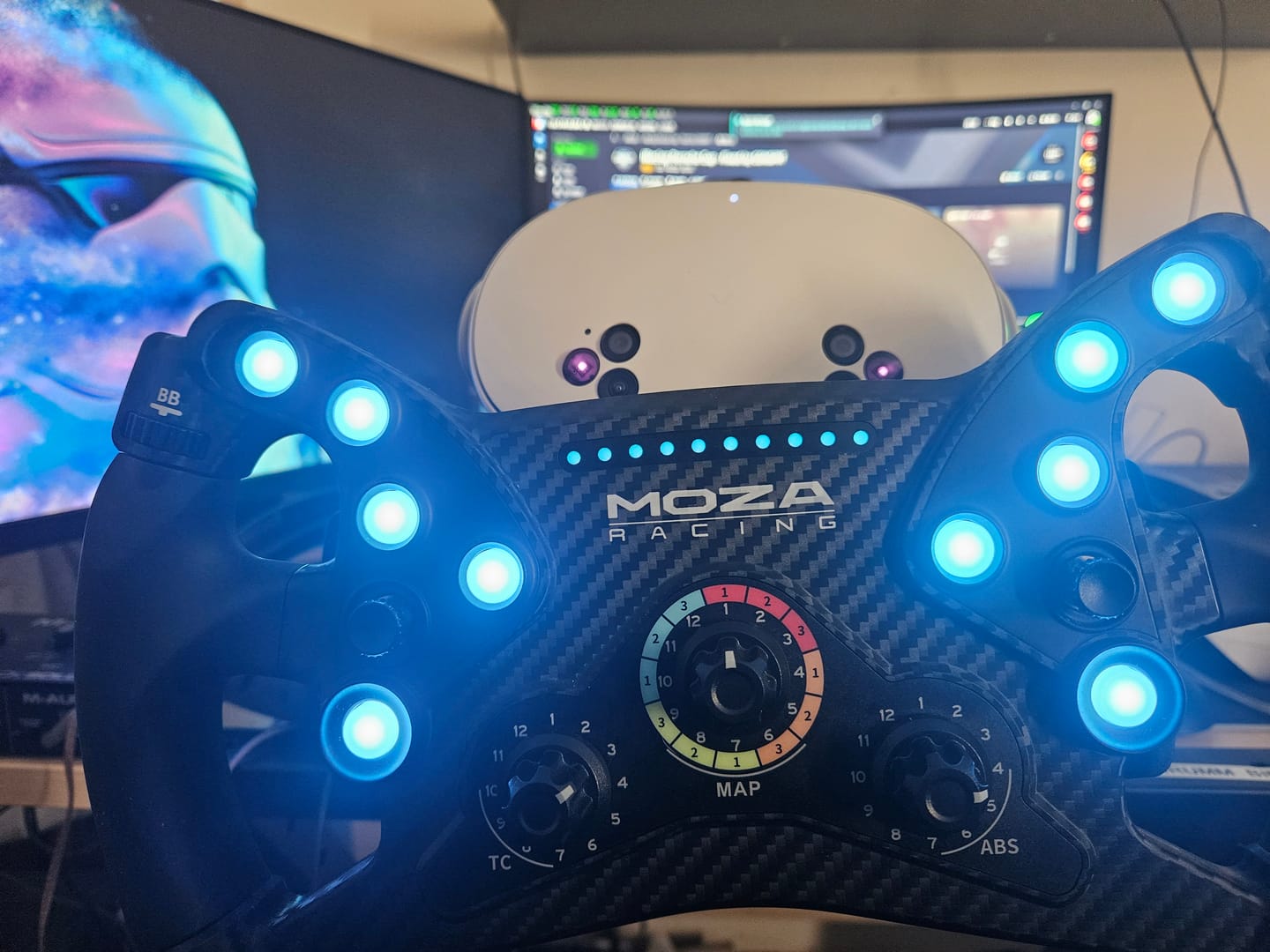 Customer photo review of MOZA RACING KS Steering Wheel