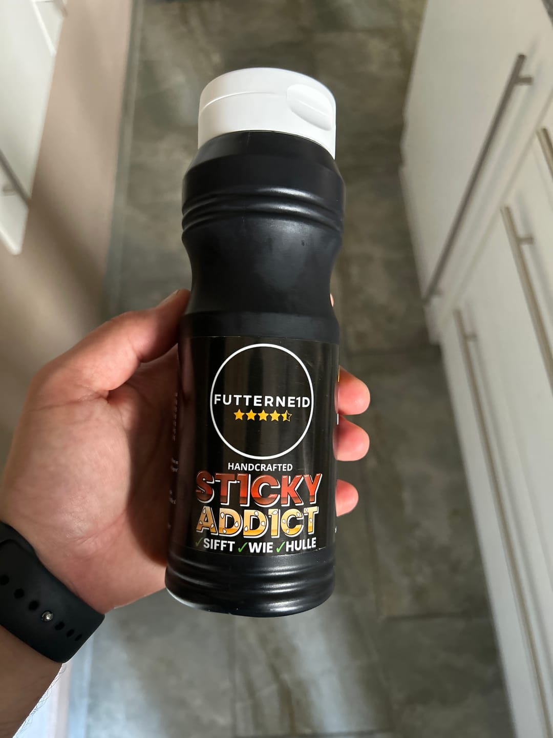 Customer photo review of ST1CKY ADD1CT Burger Sauce 500ml