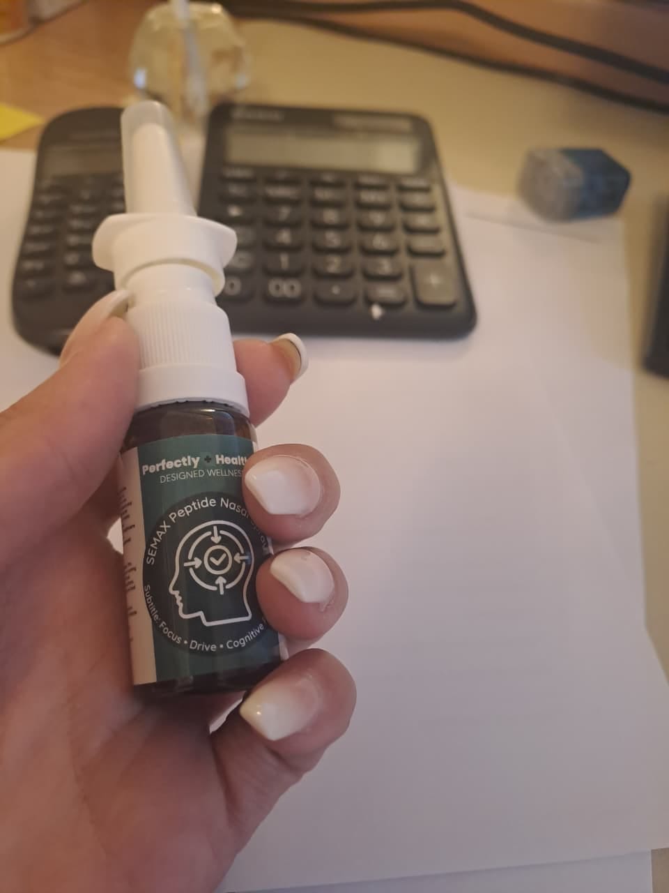 Customer photo review of SEMAX Peptide Nasal Spray - Focus • Drive • Cognitive Performance (10ml)
