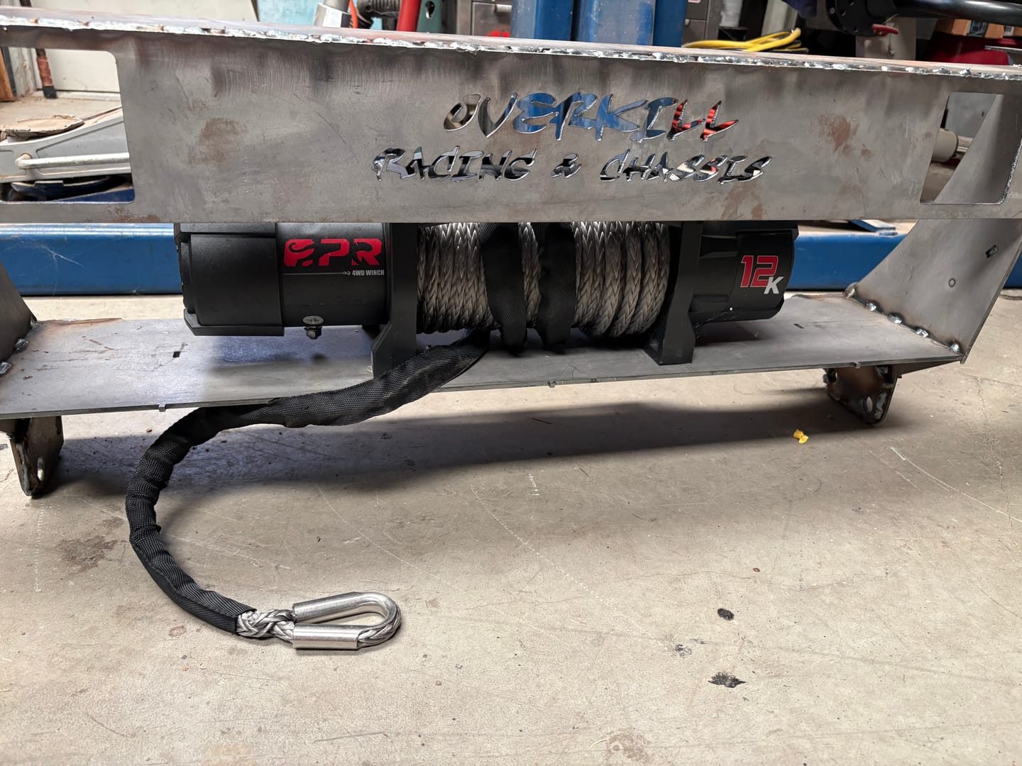Customer photo review of OPENROAD 12,000lbs Electric Winch with Synthetic Rope-Panther Series 3S