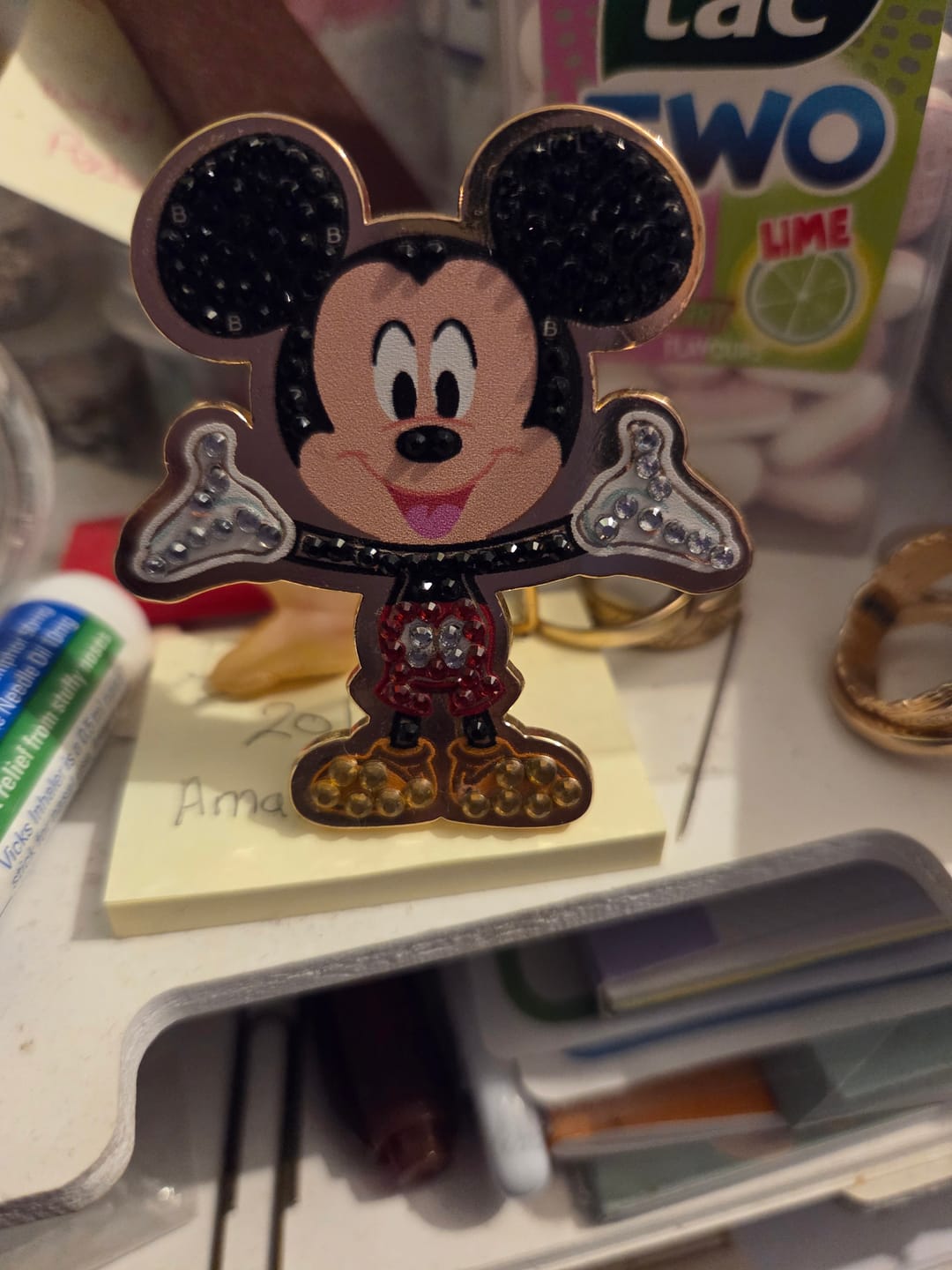 Customer photo review of Disney Crystal Art Pin Badge - Blind Bag