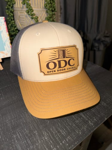 Customer photo review of Richardson 112 Custom Leather Patch Hats