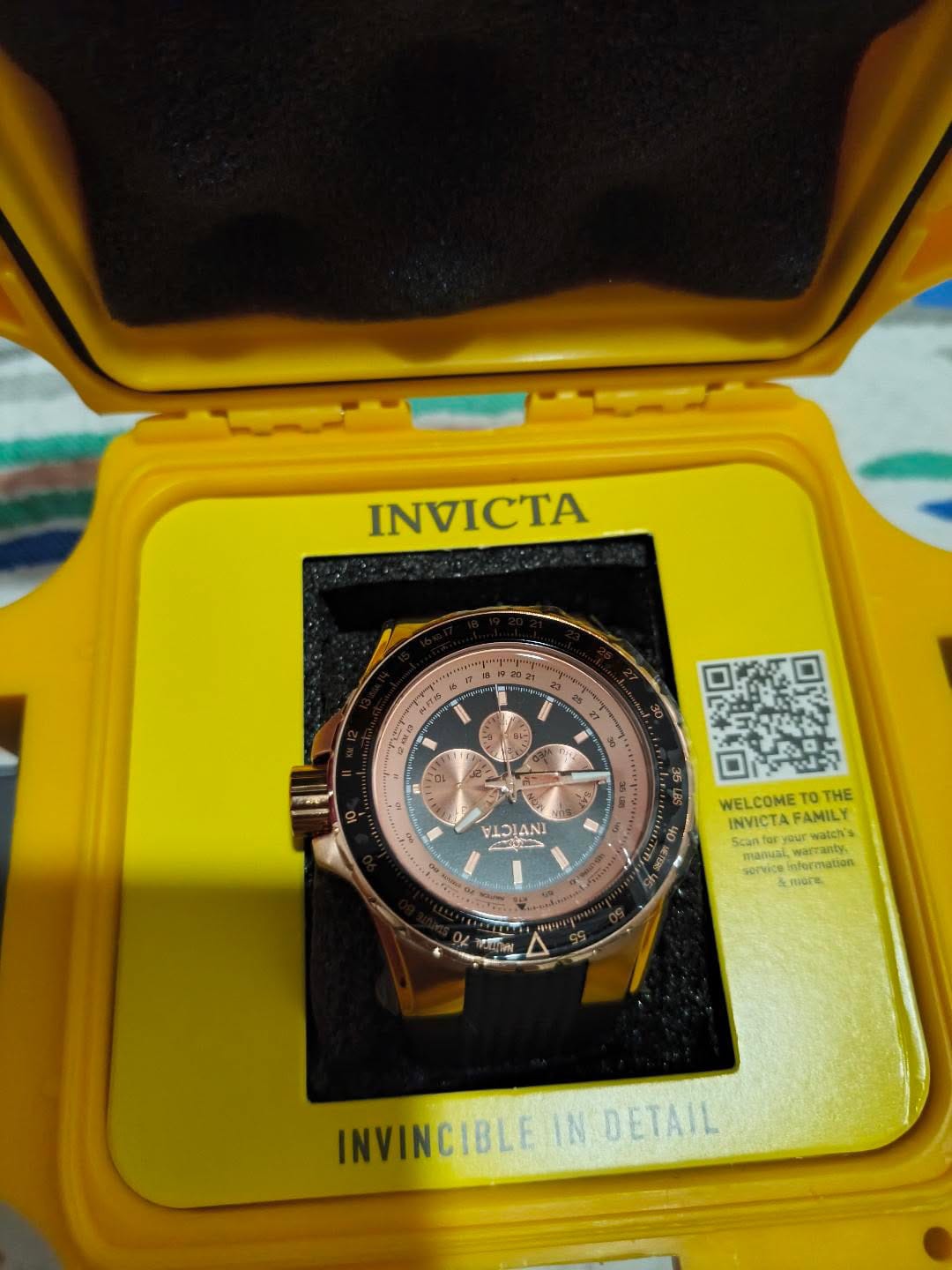 Customer photo review of Reloj Deportivo Para Hombre Invicta Aviator 39265 - Oro Rosa