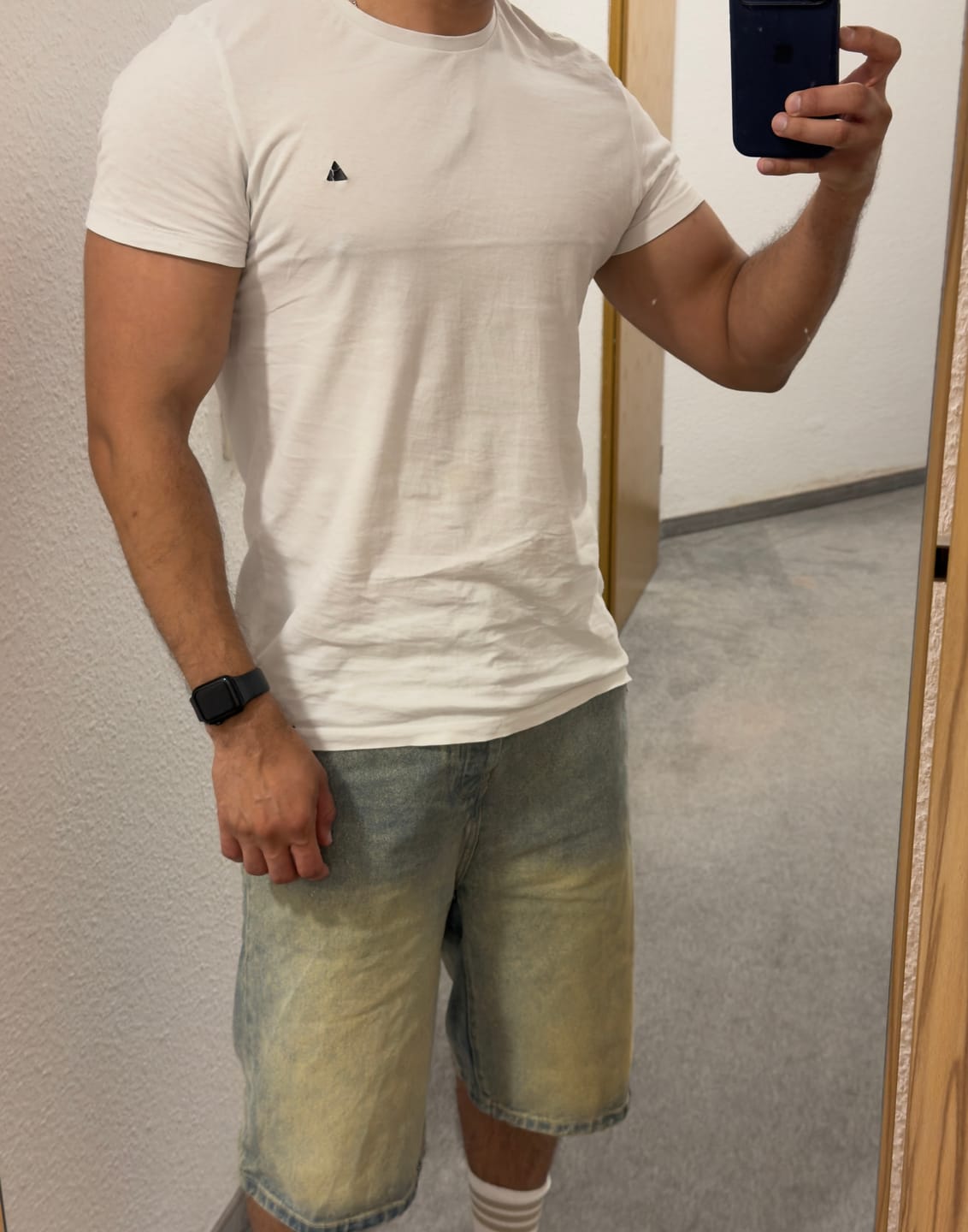 Customer photo review of Star Denim Jorts "Sahara Sky"