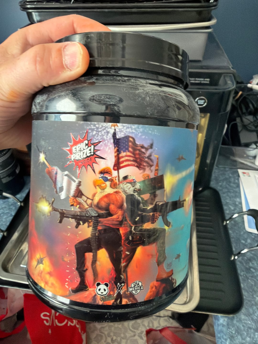 Customer photo review of First Blood - Sour Blue Raspberry (Blue Angels) Limited Edition