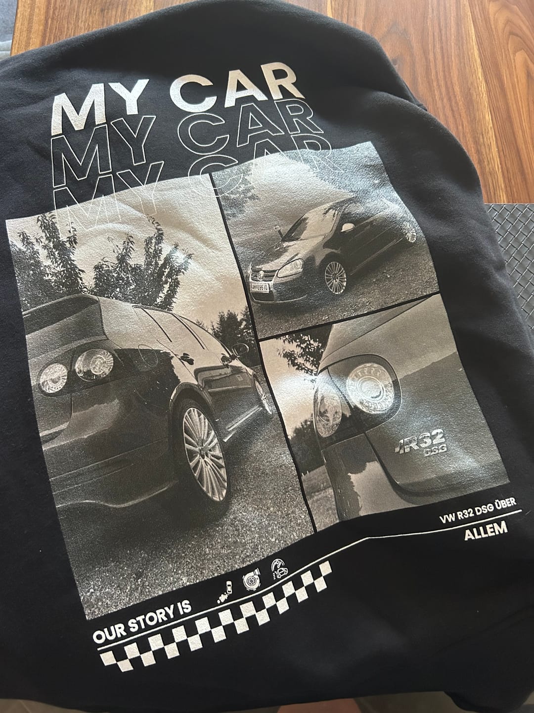 Customer photo review of MY CAR - Premium Hoodie