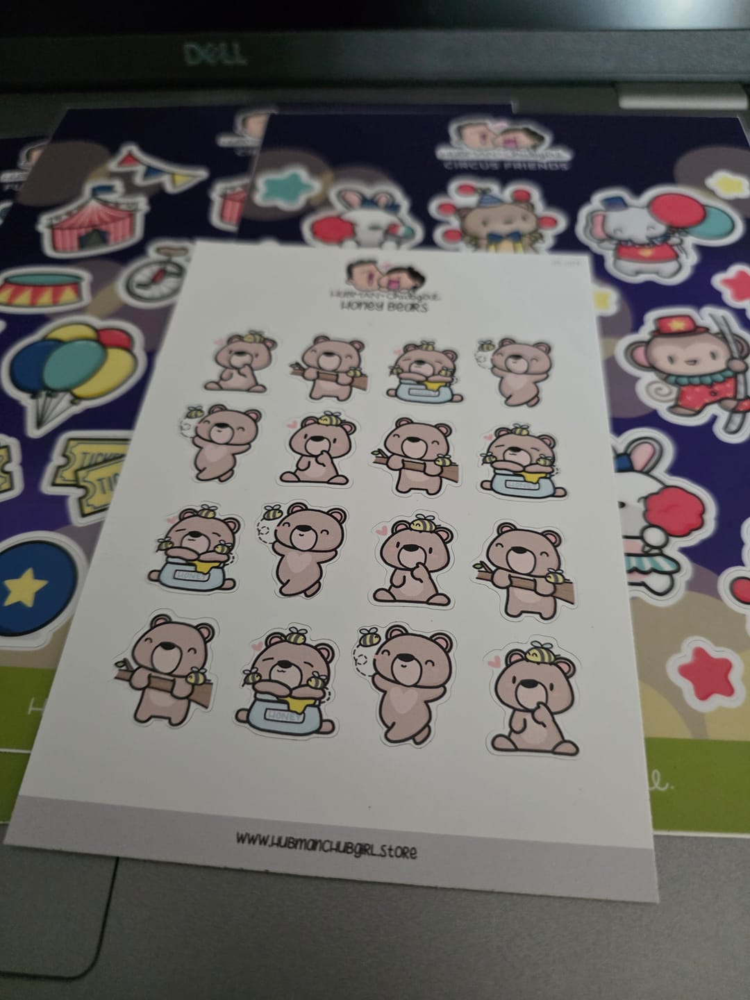 Customer photo review of Honey Bears Planner Stickers