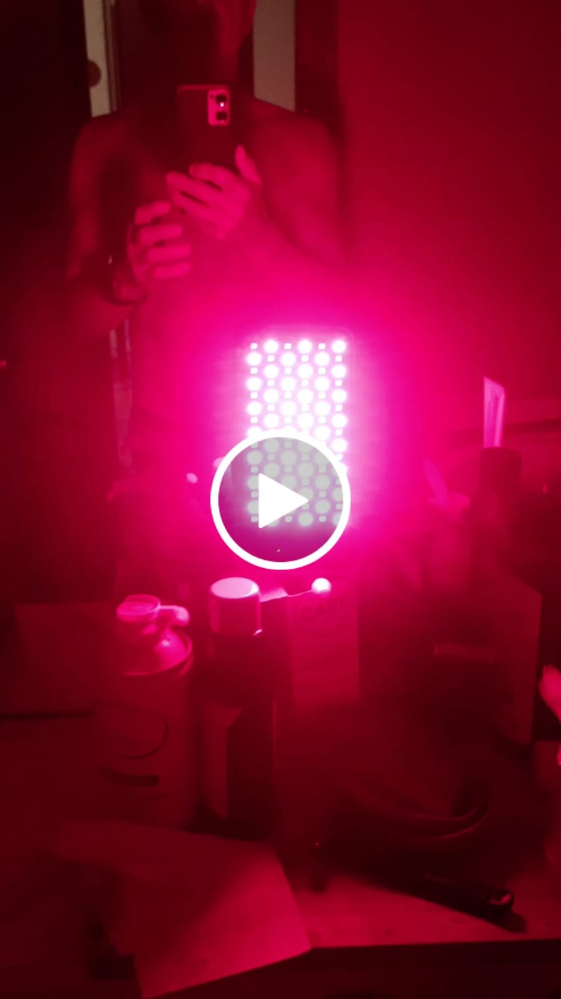 Customer video review of Red & Infrared Light Panel