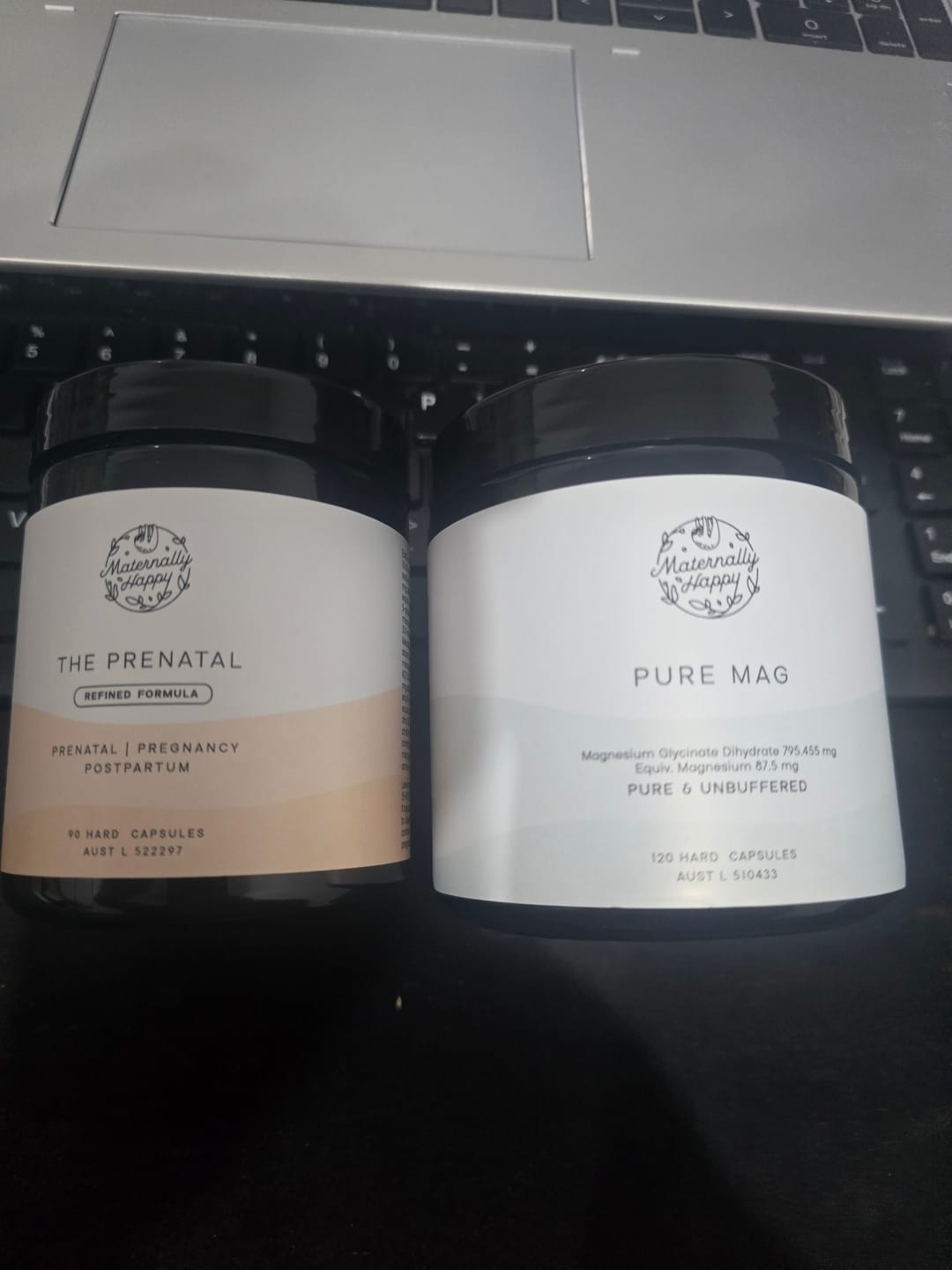 Customer photo review of Pure Mag | Unbuffered Magnesium Glycinate
