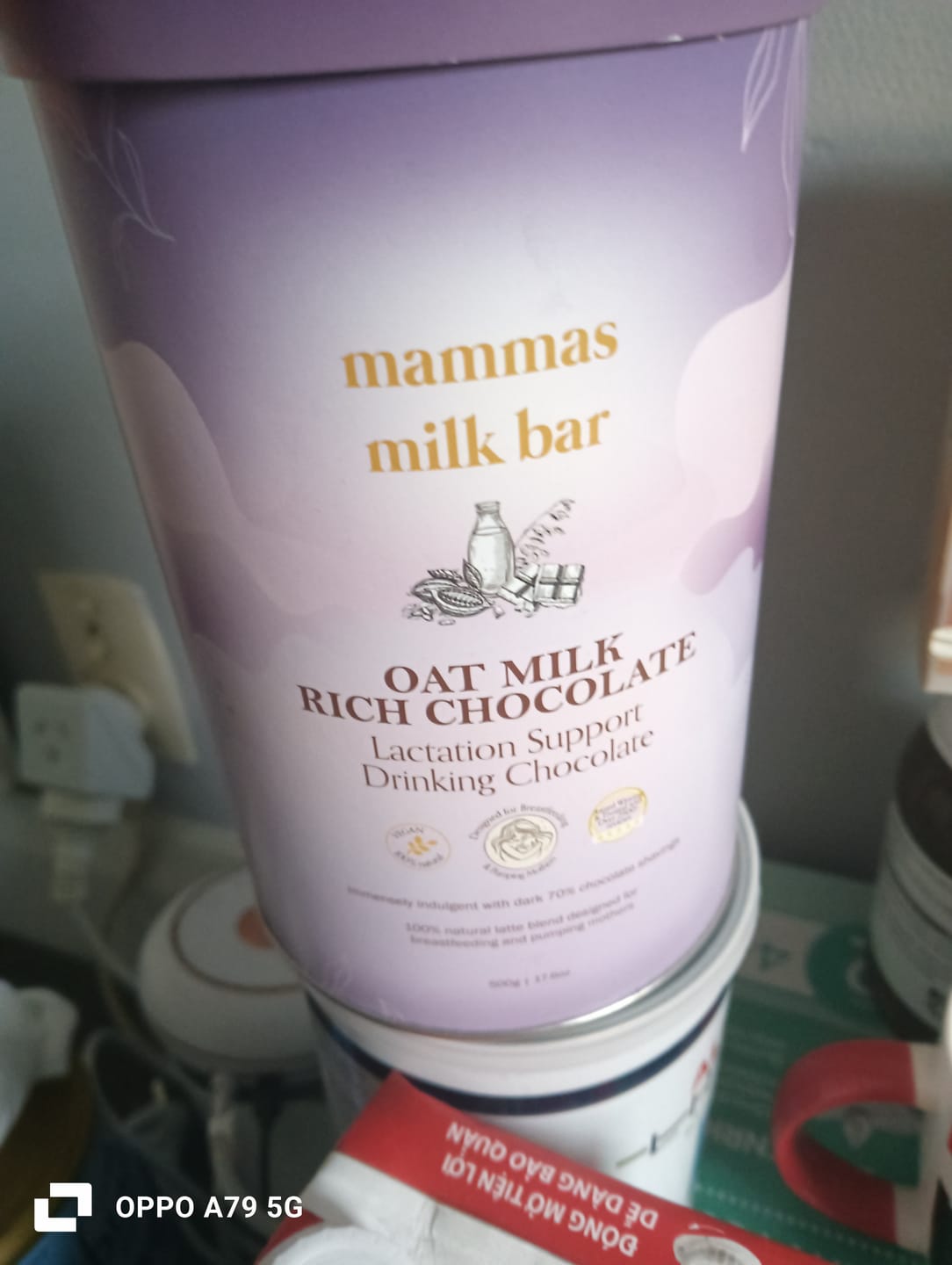 Customer photo review of *NEW* Lactation Oat Milk Rich Chocolate