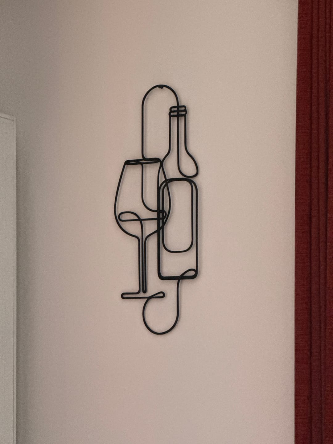Customer photo review of Décoration Murale en Métal - Thème de vin