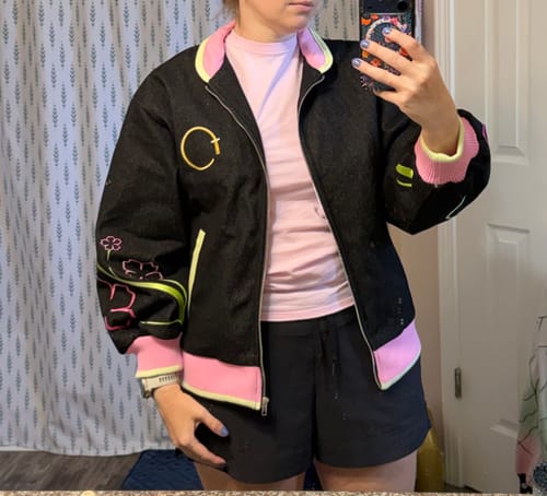 Customer photo review of First Love Denim Jacket Preorder