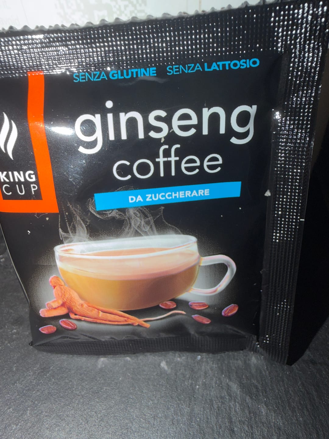 Customer photo review of Caffè al Ginseng - 20 bustine solubili da zuccherare