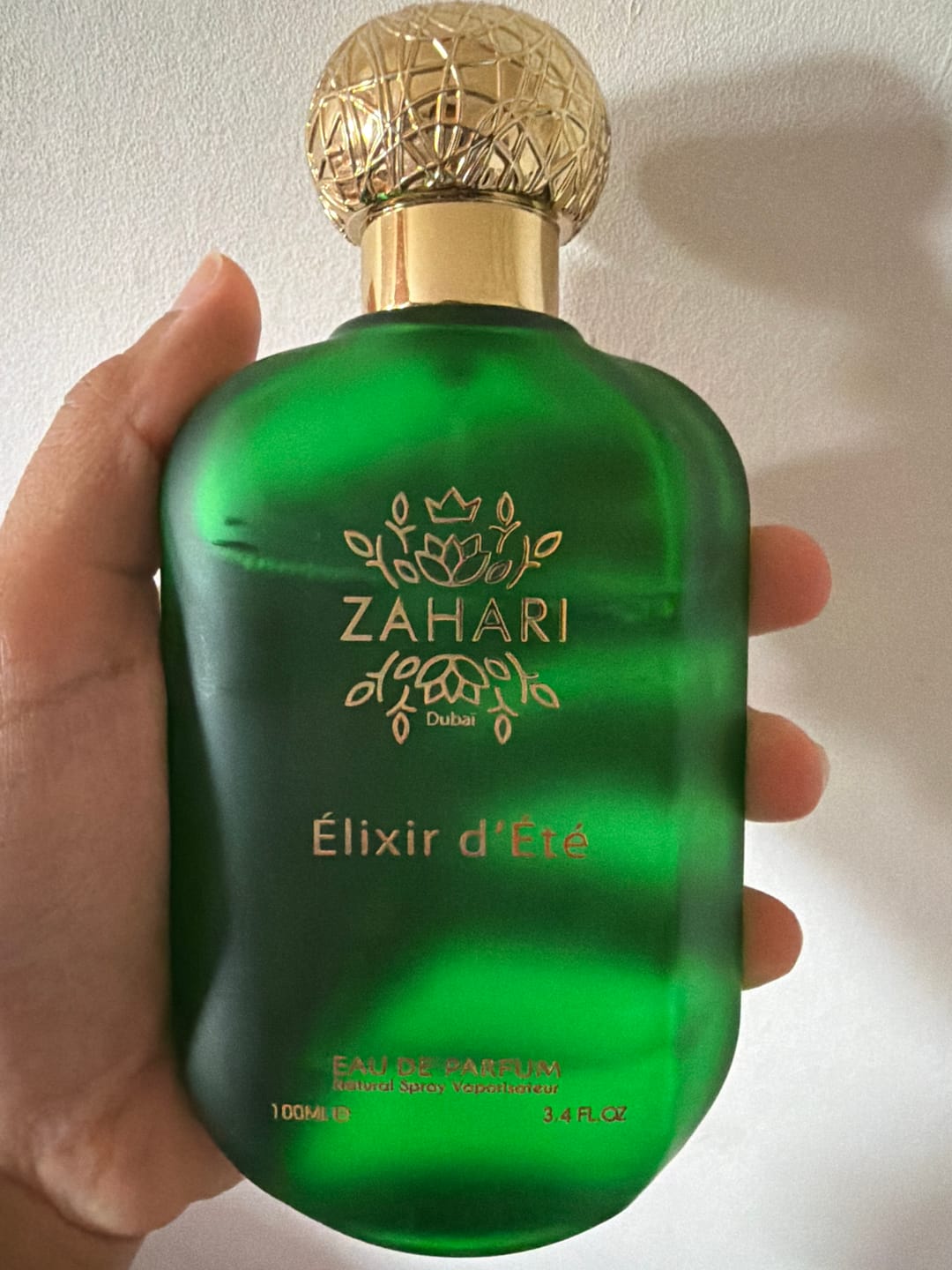 Customer photo review of Élixir d’Été – Eau de parfum 100ml