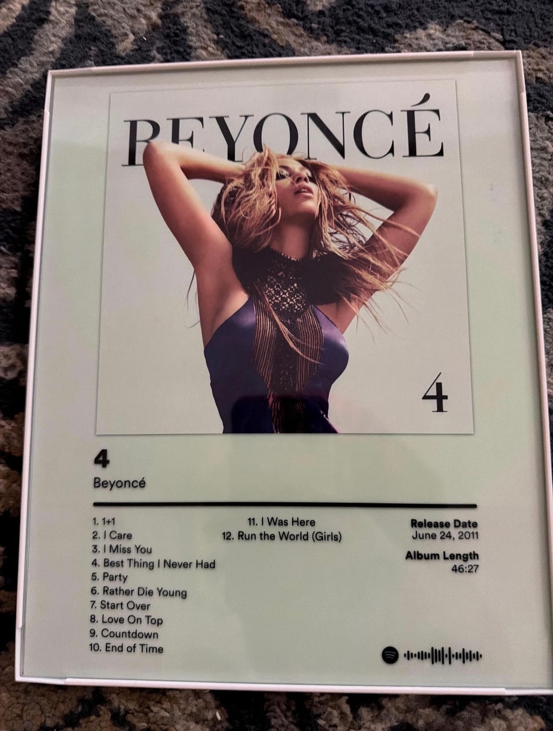 Customer photo review of Beyoncé Album Posters
