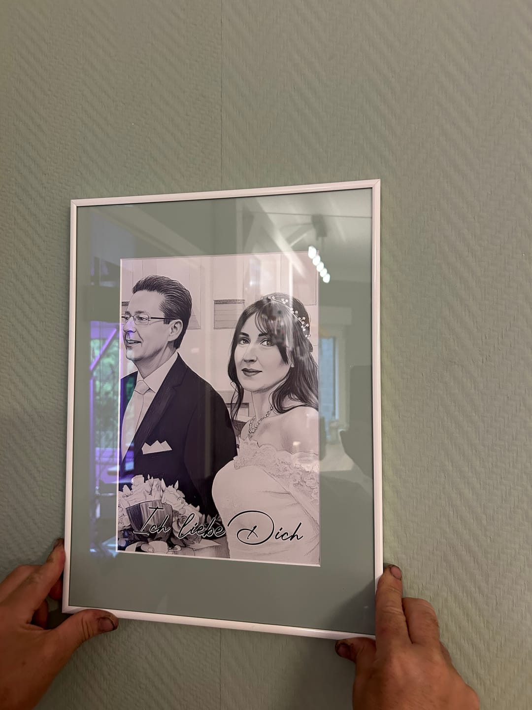 Customer photo review of ColorSketch Poster Dein Foto als handgezeichnete Karikatur