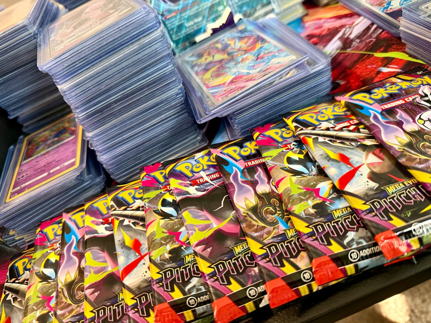 Customer photo review of Basic Top Loader Card Holders (35-360pt)