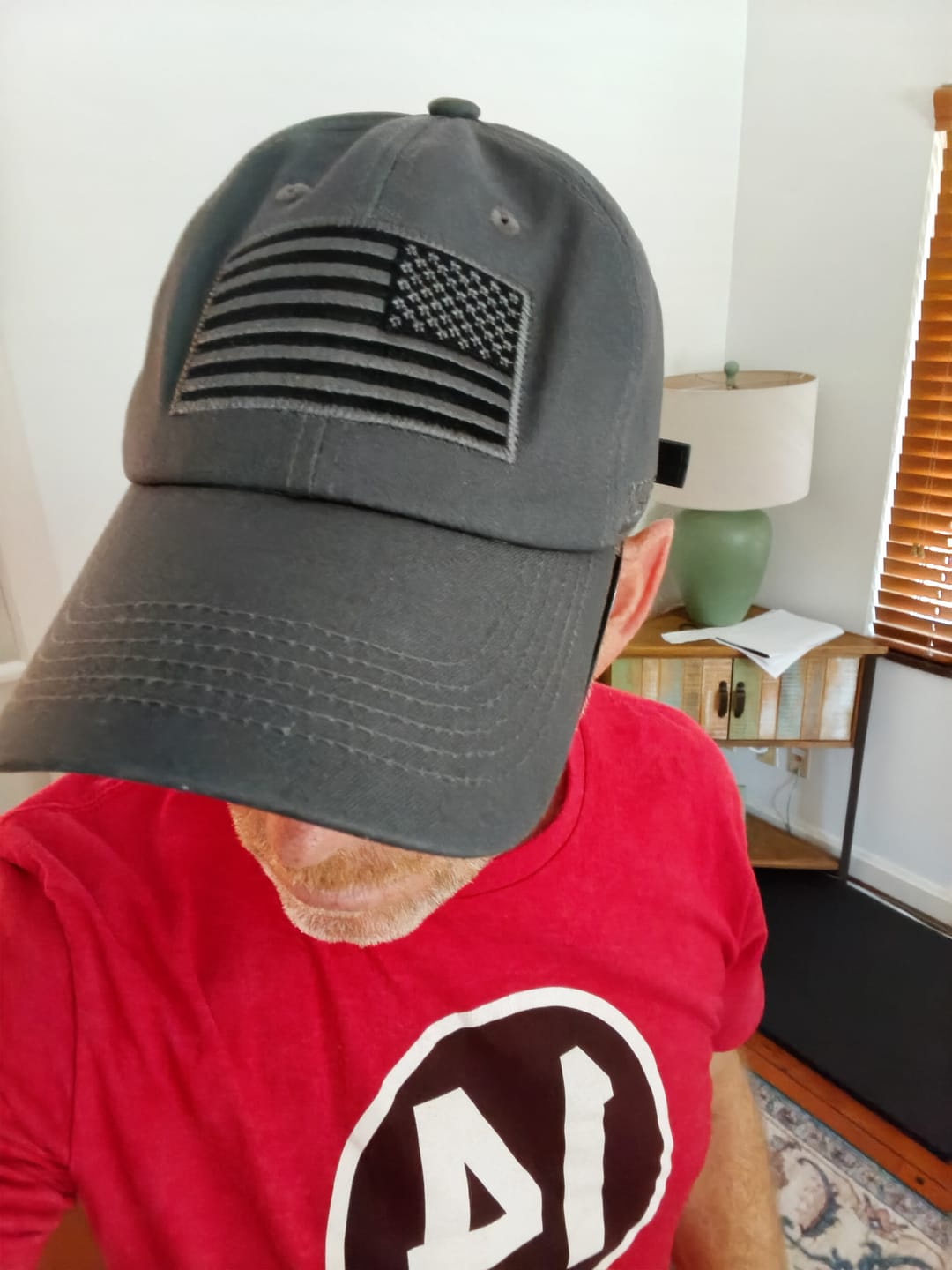 Customer photo review of America 250th Anniversary Hat – American Flag Baseball Cap 1776 - 2026 (Exclusive)