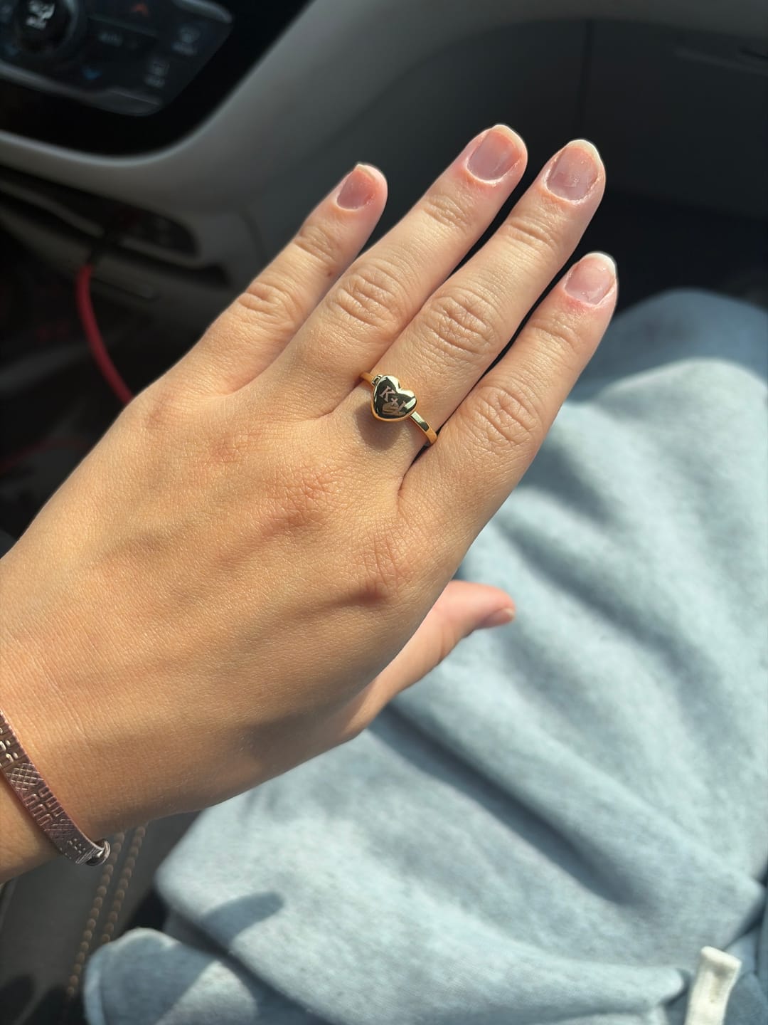 Customer photo review of Heart Locket Ring
