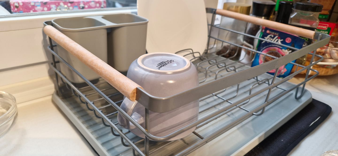 Customer photo review of Escurridor De Platos Secador De Loza Organizador De Cocina