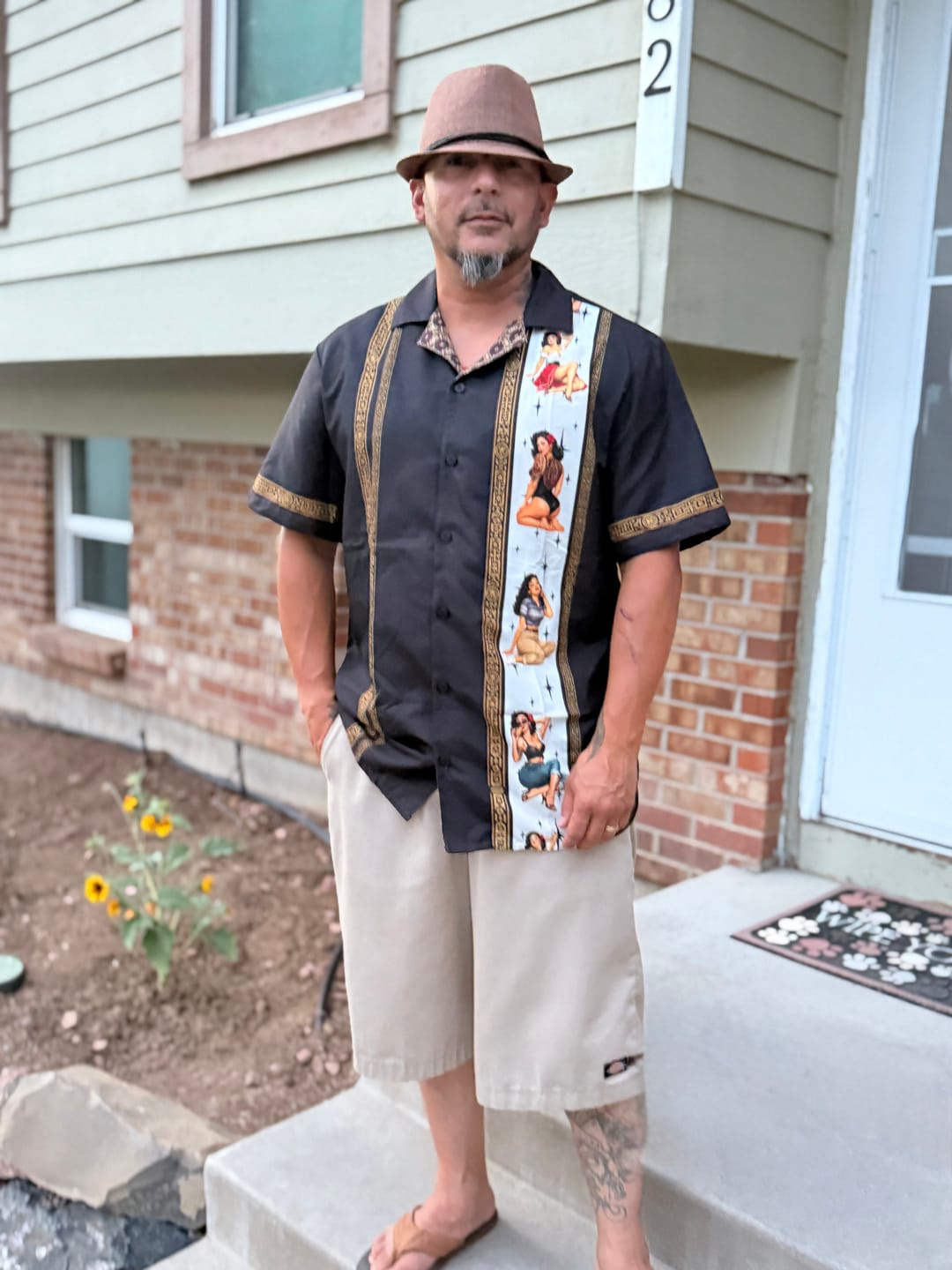 Customer photo review of Chicana Pinups Guayabera