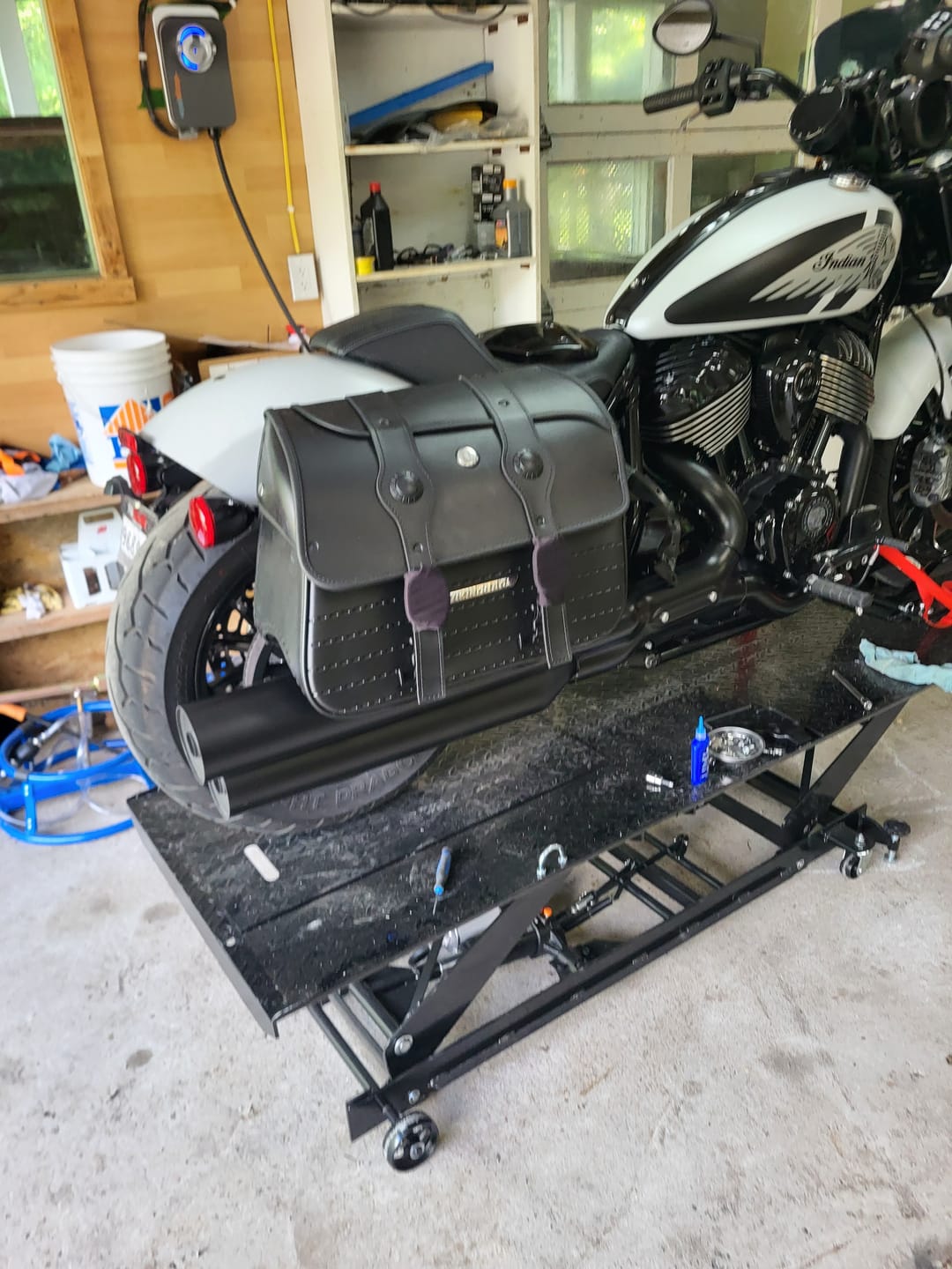 Customer photo review of 34L - ArrowHead Large Indian Chief Motorcycle Saddlebags