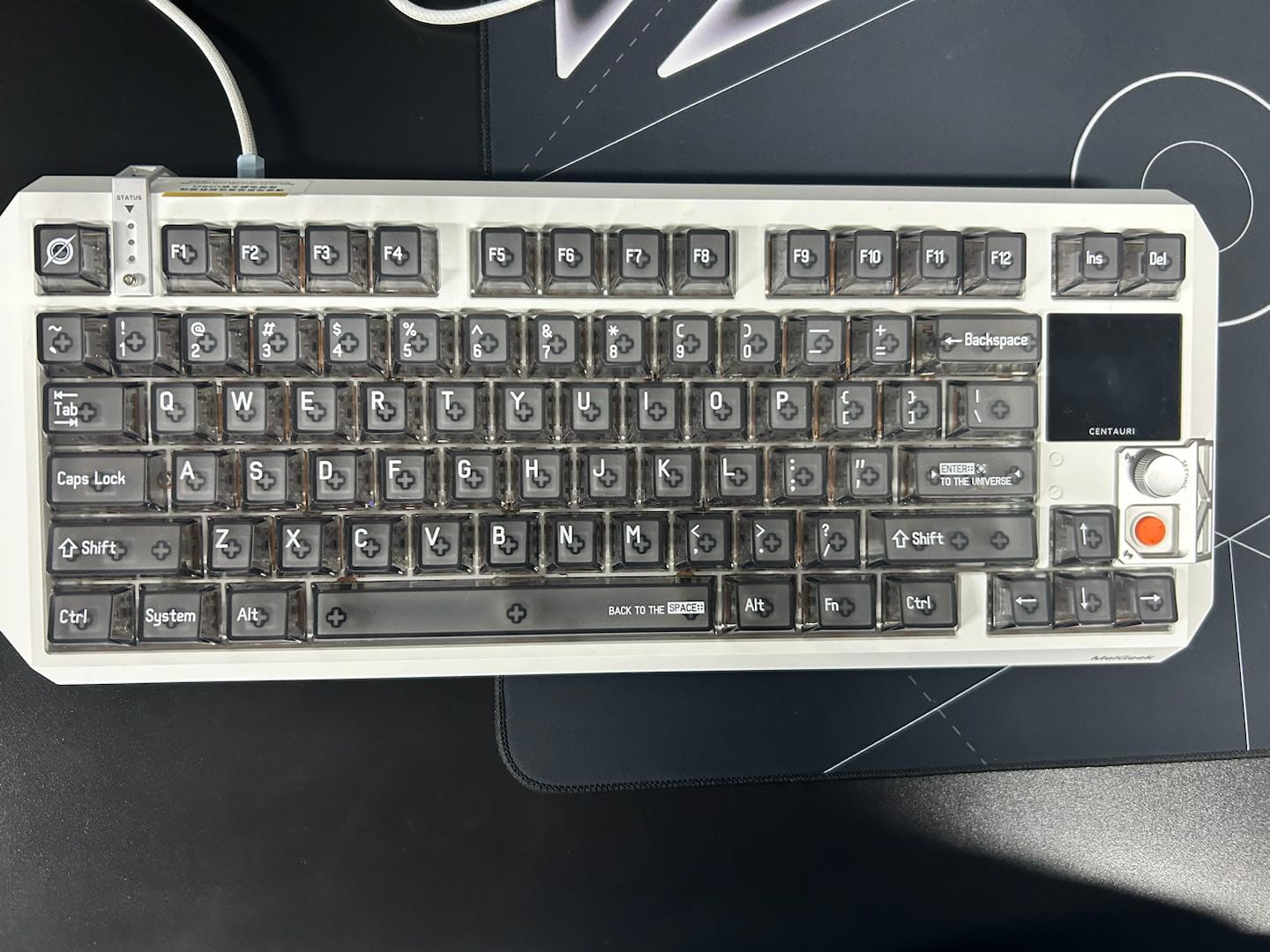 Customer photo review of Centauri60/80 Hall Effect Gaming Keyboard