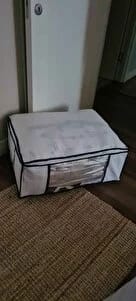 Customer photo review of Gule Home 2’li Vakumlu Hurç Seti Large + XXLarge Bez Çantalı Saklama Hurcu