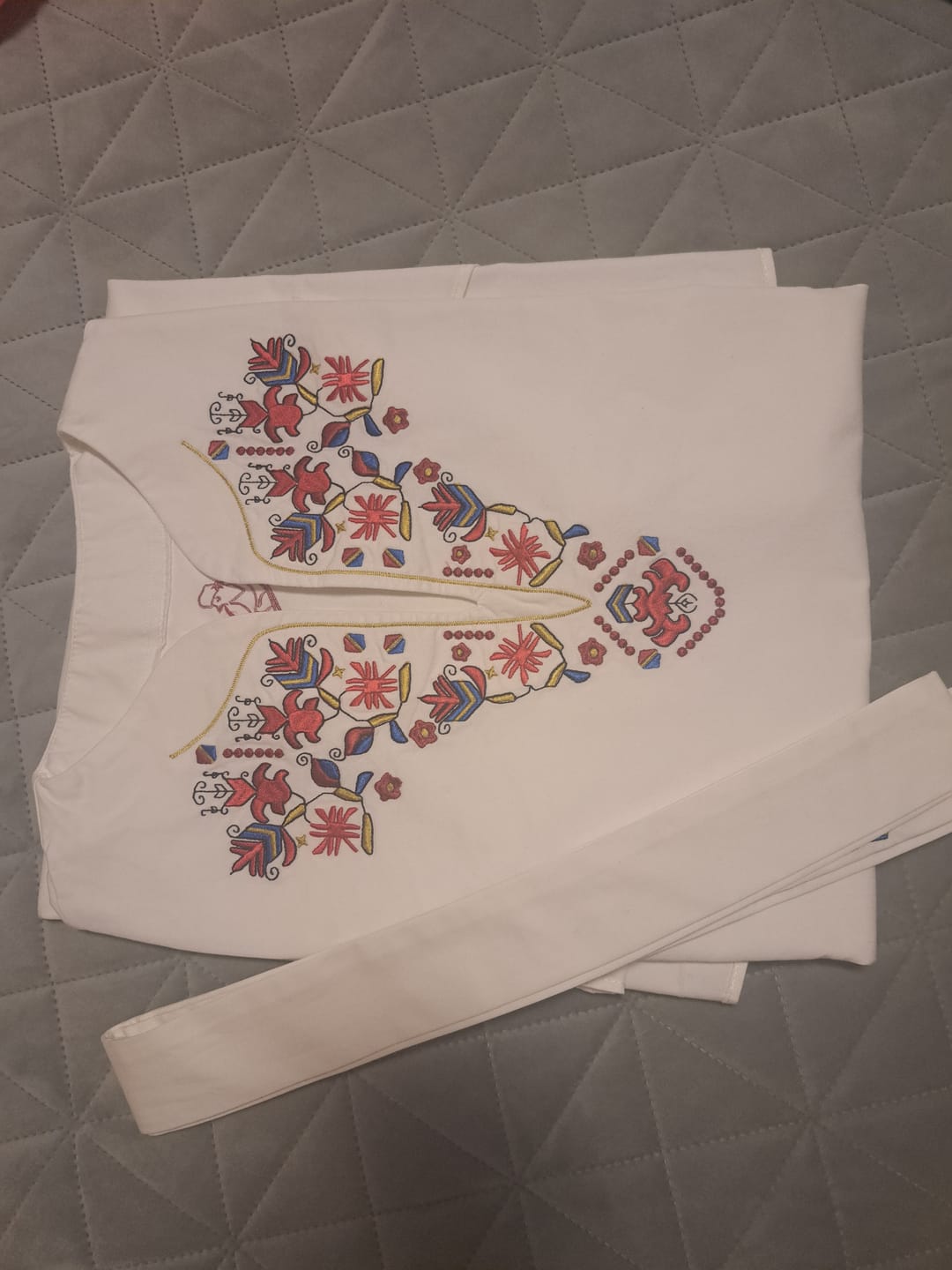 Customer photo review of Туника с колан "Самоковска"