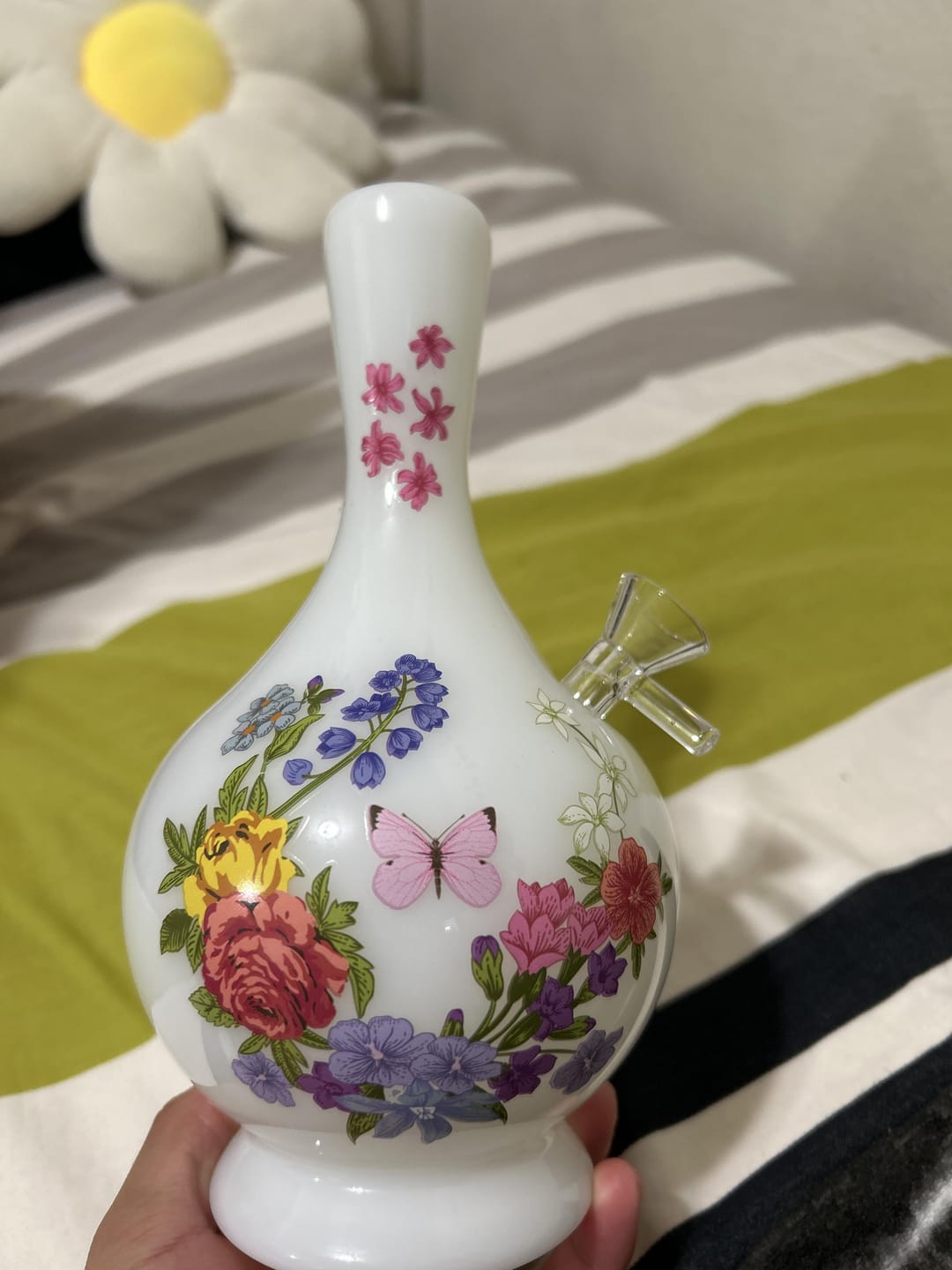Customer photo review of FLORAL VASE BONG