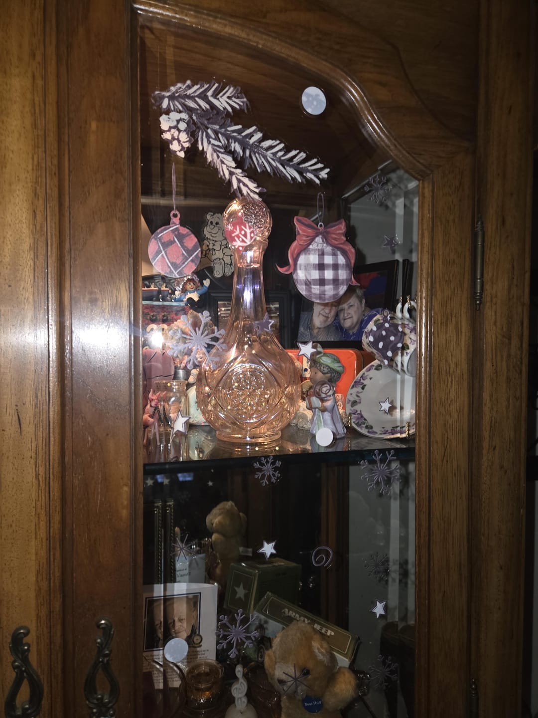 Customer photo review of DECANTER BONG - PINK IRIDESCENT