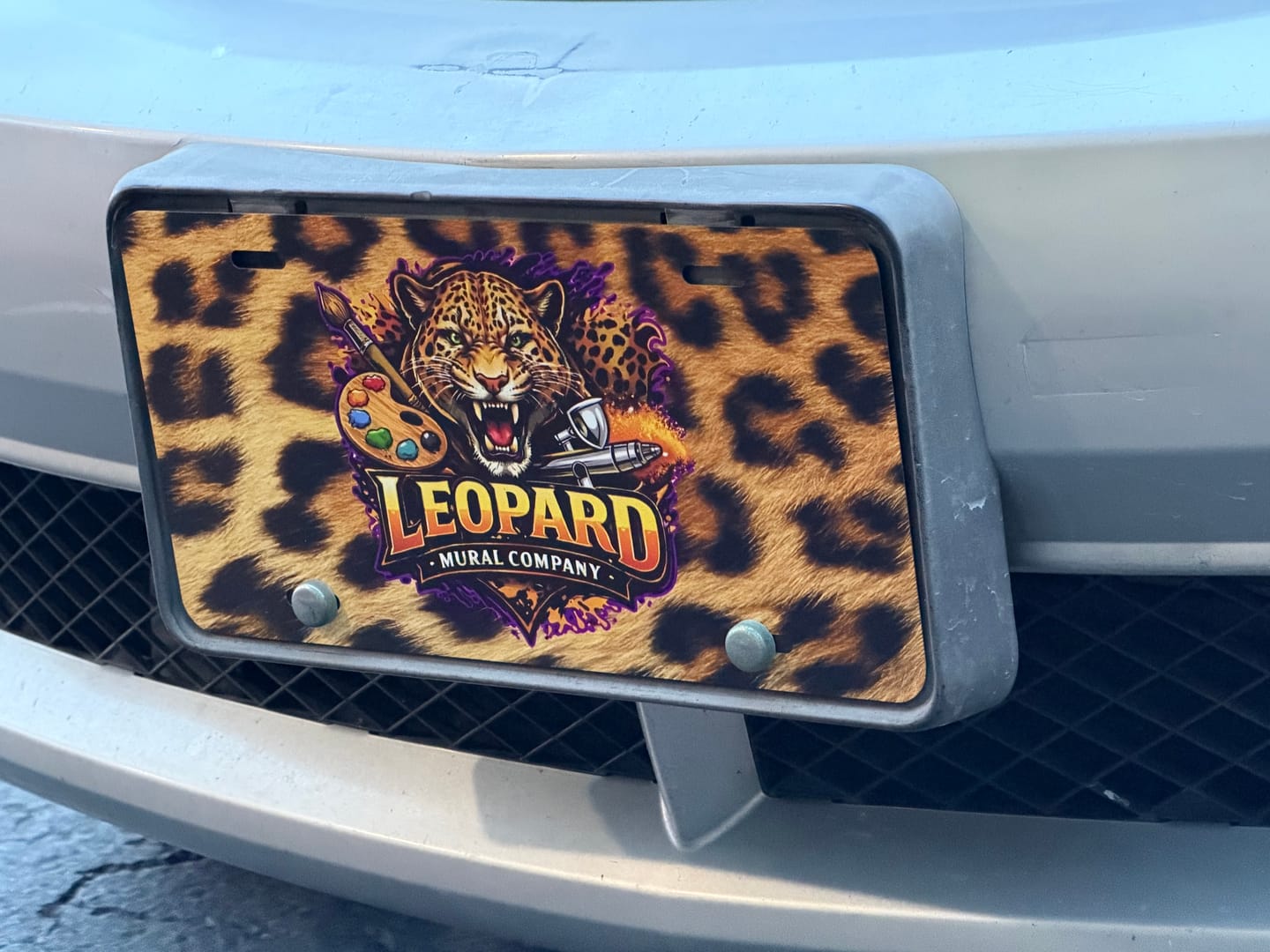 Customer photo review of Print Custom License Plate