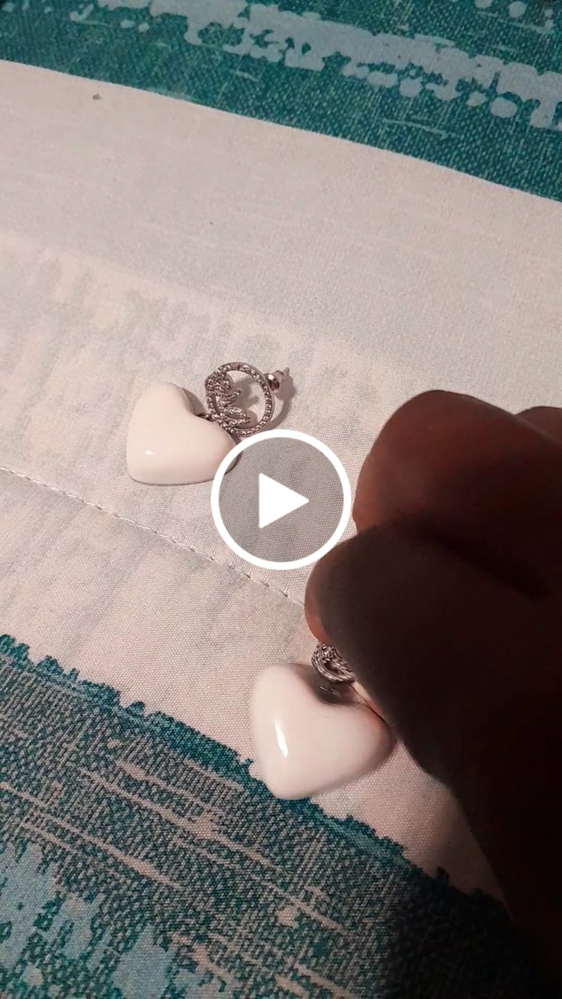 Customer video review of White Era Adore Silver Earrings