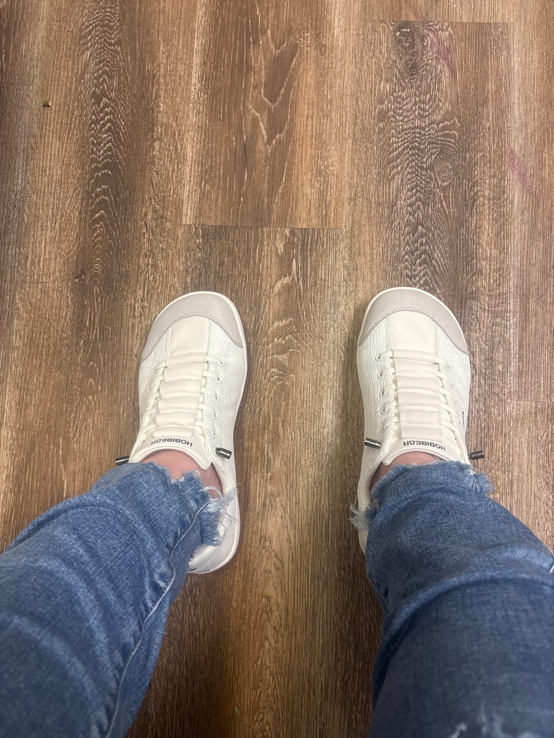 Customer photo review of Vale - Wide Toe Sneakers