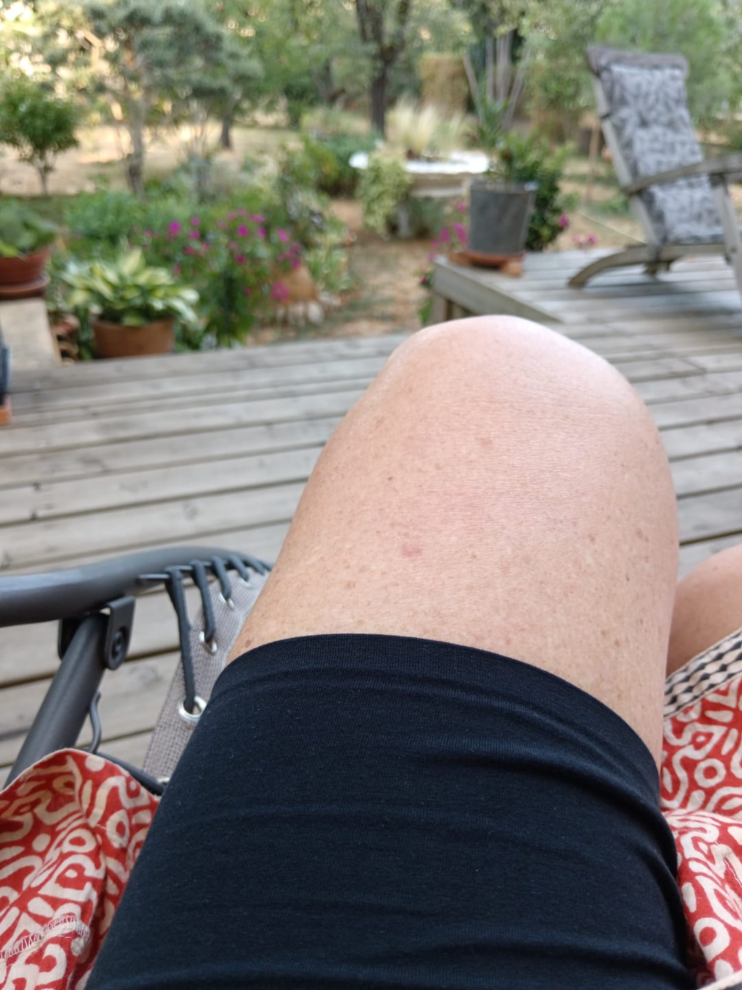Customer photo review of Shorty anti-frottement en coton bio