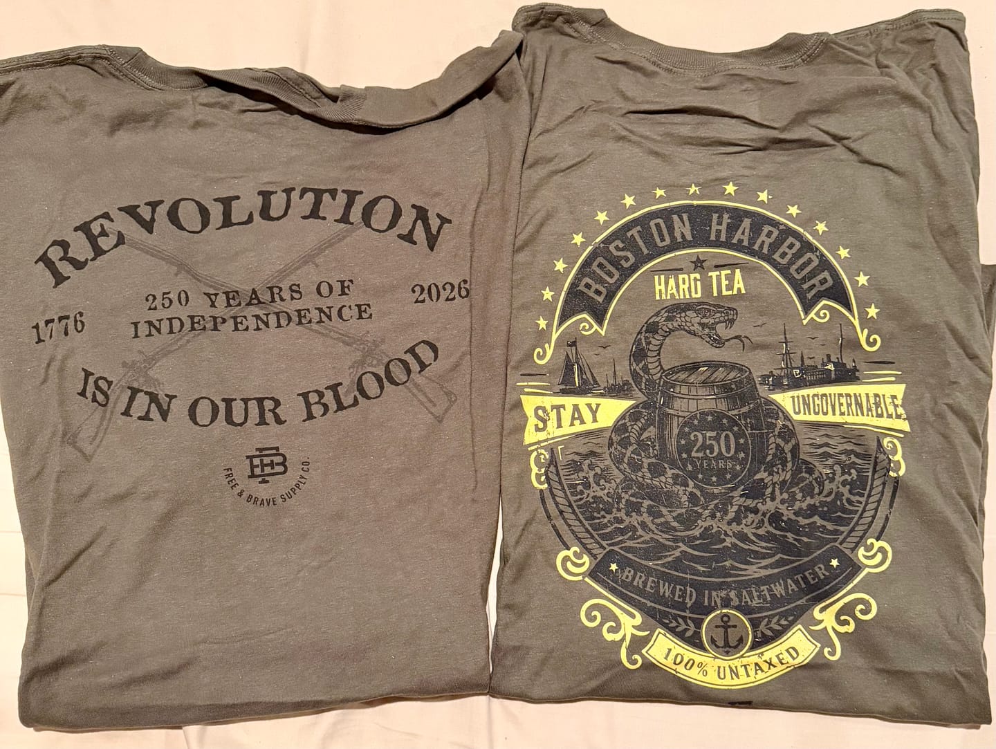 Customer photo review of Boston Harbor Hard Tea Tee